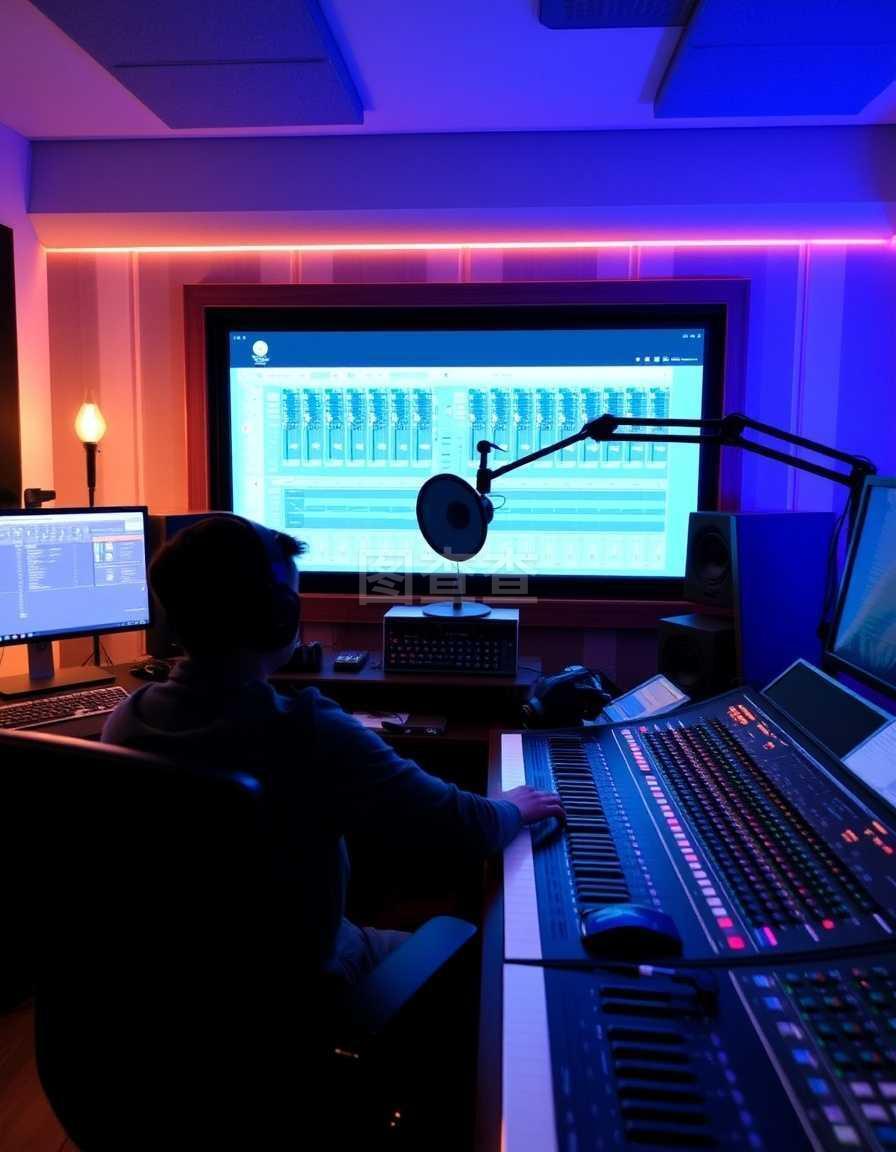 錄音棚混音臺(tái)專業(yè)音樂(lè)制作